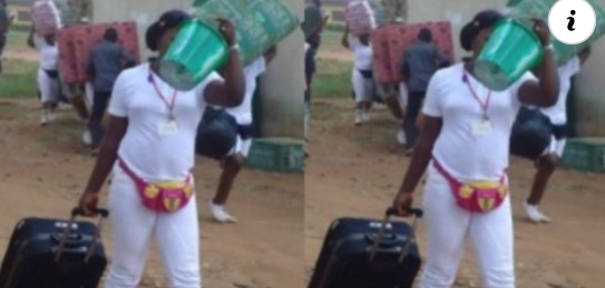 Married Female Youth Corper Caught Sl£eping with Male Colleague 24 Hours After Arriving NYSC Camp